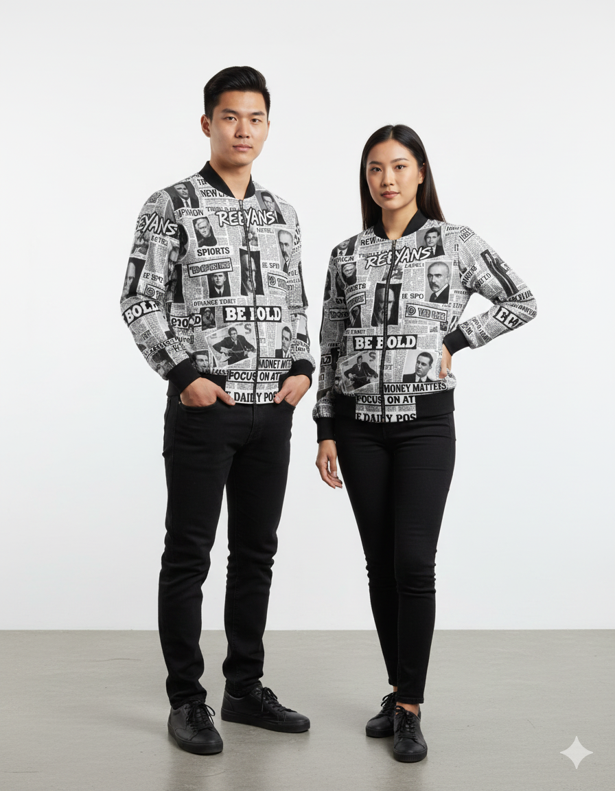 No Signal - Unisex AOP Bomber Jacket